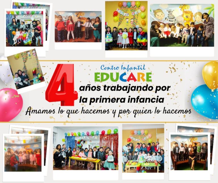 Felices de festejar nuestro cuarto aniversario